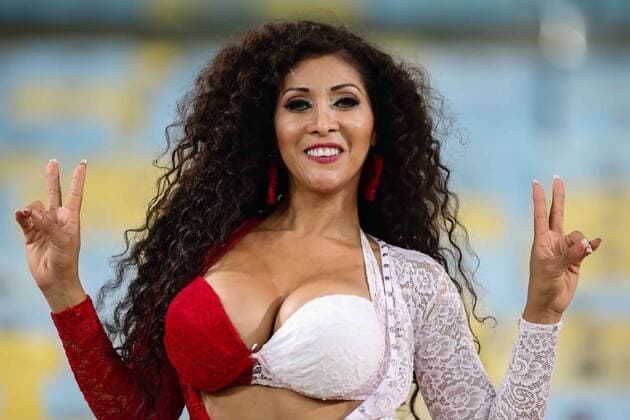 Fußball, Copa America, Internationale Medien offenbar begeistert von weiblichem Fan Perus June 18, 2019 - Rio De Janeiro, RIO DE JANEIRO, BRASIL - Bolivia and Peru hold a match valid for the second phase of Copa America Brasil 2019, on tuesday afternoon (18), at the Jornalista Mario Filho Stadium (MaracanoÂ£) in Rio de Janeiro- RJFoto: Andre Melo Andrade BOLIVIA X PERU - ZUMAa187 20190618_zsa_a187_015 Copyright: xAndrexMeloxAndrade AmxPressx&xImx