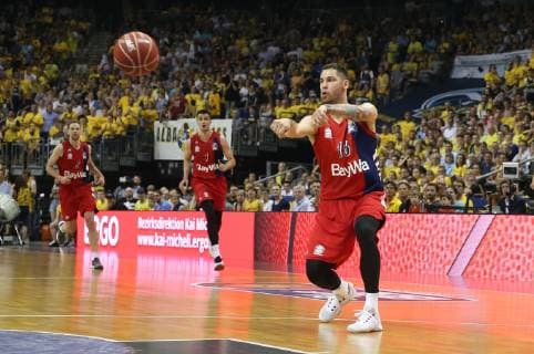 Stefan Jovic 16 (FC Bayern Basketball), Alba Berlin vs. FC Bayern Basketball, Basketball, BBL, Playoffs, Finale 19.06.2019 Berlin Berlin Deutschland