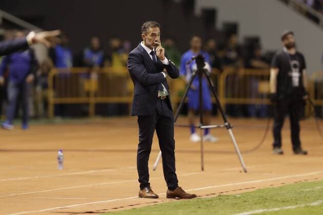 June 16, 2019 - 16062019, San Jose, Parque Metropolitano La Sabana, Estadio Nacional, primer juego de la fase de grupos de la Copa Oro 2019 entre Costa Rica y Nicaragua. En la fotografoÂ­a Gustavo Matosas entrenador de la seleccioÂ³n de Costa Rica. FotografoÂ­a Jose Cordero Latino News - June 16, 2019 Copyright: xLaxNacionx