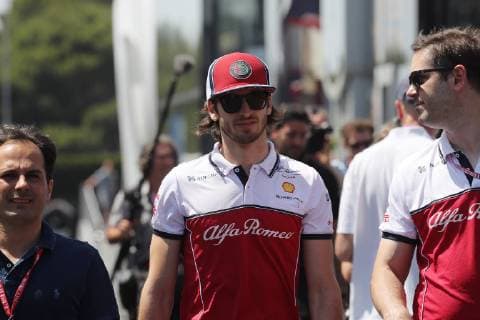 Photo4 LaPresse 20 06 2019 Le Castellet, France Grand Prix Formula One France 2019 In the pic:Antonio Giovinazzi (ITA) Alfa Romeo Racing C38  Copyright: xPhoto4 LaPressex