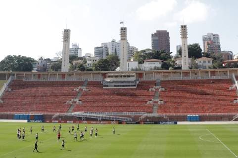 Peru s national soccer team players attend a training session at the Pacaembu stadium, in Sao Paulo, Brazil, 20 June 2019. Peru will face Brazil on Saturday in a match for group A of Copa America 2019. Training of Peru in Copa America !ACHTUNG: NUR REDAKTIONELLE NUTZUNG!  Copyright: xFernandoxBizerraxJr.x COPAME1103 20190620-636966540201505084