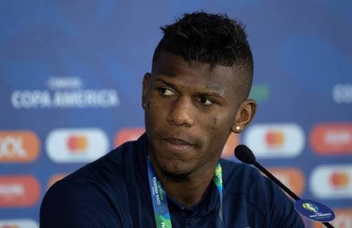 Ecuador s national soccer team player Robert Arboleda participates during a press conference, PK, Pressekonferenz in Salvador, Brazil 20 Junio 2019. Ecuador s press conference !ACHTUNG: NUR REDAKTIONELLE NUTZUNG!  Copyright: xJoédsonxAlvesx COPAME1155 20190621-636966742852875521