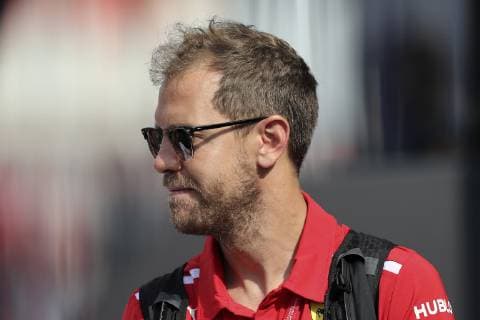 VETTEL Sebastian F1 Team Scuderia Ferrari Auf dem zum ersten Training Formel 1 GP 2019 Frankreich am 21.06.2019 in Le Castellet