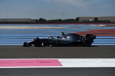 June 21, 2019 - Le Castellet, Provance, France, France - Finnish driver Valtteri Bottas of German team Mercedes-AMG Petronas Motosport driving his single-seater Mercedes W10 during the 60th edition of the French GP, 8th stage of the Formula 1 World Championship, WM, Weltmeisterschaft in Circuit Paul Ricard, in Le Castelett, France F1 Grand Prix of France - Practice  - ZUMAn230 20190621_zaa_n230_234 Copyright: xAndreaxDiodatox
