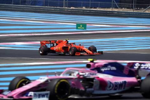 Le Castellet, France, 21.06.2019, Formel 1, Formula 1, French Grand Prix, Lance Stroll (CAN 18), Sportpesa Racing Point F1 Team, Charles Leclerc (MCO 16), Scuderia Ferrari Mission Winnow ( Defodi-09-506-033646
