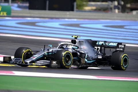 June 21, 2019 - Le Castellet, Var, France - Mercedes Driver VALTTERI BOTTAS (FIN) in action during the second free practice session of the Formula one French Grand Prix at the Paul Ricard circuit at Le Castellet - France F1 2019: French Grand Prix : Practice two - ZUMAp119 20190621_zaf_p119_063 Copyright: xPierrexSteveninx