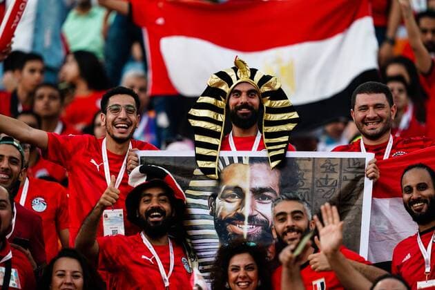 Sport Themen der Woche KW25 Sport Bilder des Tages June 21, 2019 - Cairo, Egypt, Egypt - Egyptian fans during the African Cup of Nations match between Egypt and Zimbabwe at the Cairo International Stadium in Cairo, Egypt on June 21,2019. Egypt v Zimbabwe - African Cup of Nations  - ZUMAn230 20190621_zaa_n230_644 Copyright: xUlrikxPedersenx
