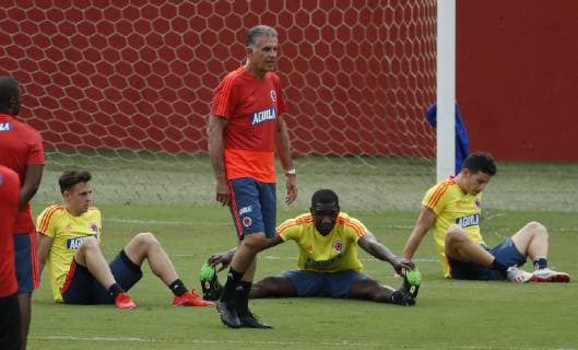 Colombia s national soccer team head coach Carlos Queiroz participates in a training session at the Barradao stadium, in Salvador, Brazil, 21 June 2019. Colombia s national soccer team training session in Salvador !ACHTUNG: NUR REDAKTIONELLE NUTZUNG!  Copyright: xMauricioxDuenasxCastanedax COPAME1241 20190621-636967542272545062