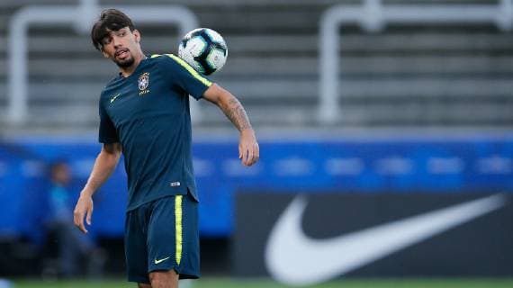 Training of the Brazilian Team in São Paul SÃO PAULO, SP - 21.06.2019: TRAINING OF THE BRAZILIAN TEAM IN SÃO PAUL - Lucas Paquetá do Brasil during training of the Brazilian national team, Nationalteam at the Corinthians Arena located in the Itaquera neighborhood, east of São Paulo, SP. The Brazilian team faces tomorrow, the selection of Peru for the last round of Group A of the Copa América 2019. (Photo: Marcelo Machado de Melo Fotoarena) x1750982x  MarceloxMachadoxdexMelo