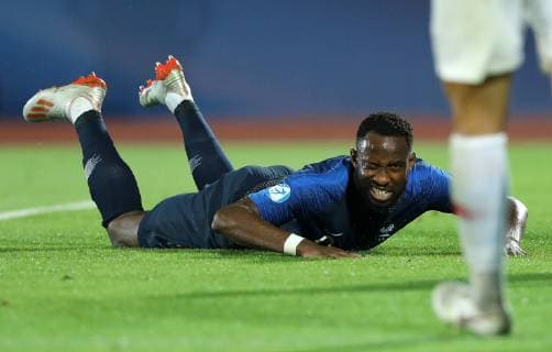 June 21, 2019 - Serravalle, Italy - Moussa Dembele of France during the UEFA Under 21 Championship Group C match France v Croatia at the San Marino Olimpic Stadium in Serravalle, Italy on June 21, 2019. France v Croatia - UEFA U-21 Championship  - ZUMAn230 20190621_zaa_n230_669 Copyright: xMatteoxCiambellix