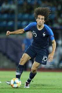 June 21, 2019 - Serravalle, Italy - Matteo Guendouzi of France during the UEFA Under 21 Championship Group C match France v Croatia at the San Marino Olimpic Stadium in Serravalle, Italy on June 21, 2019. France v Croatia - UEFA U-21 Championship  - ZUMAn230 20190621_zaa_n230_668 Copyright: xMatteoxCiambellix