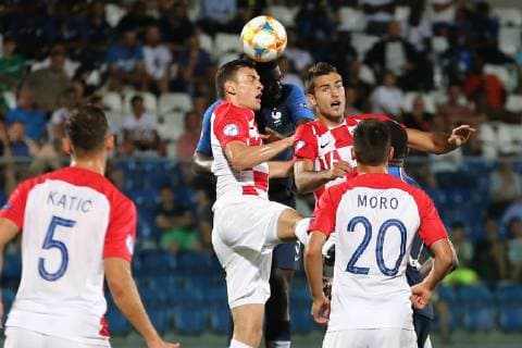 Serravalle 21-06-2019 Stadio San Marino Stadium Football UEFA Under 21 Championship Italy 2019 Group Stage - Final Tournament Group C France - Croatia Photo Cesare Purini Insidefoto CesarexPurini