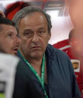 Le Castellet, France, 22.06.2019, Formel 1, Formula 1, French Grand Prix, Michel Platini zu Gast bei Ferrari ( Defodi-09-506-033780
