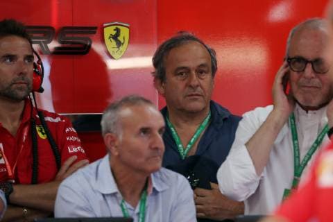 Photo4 LaPresse 22 06 2019 Le Castellet, France Grand Prix Formula One France 2019 In the pic: Michel Platini  Copyright: xPhoto4 LaPressex