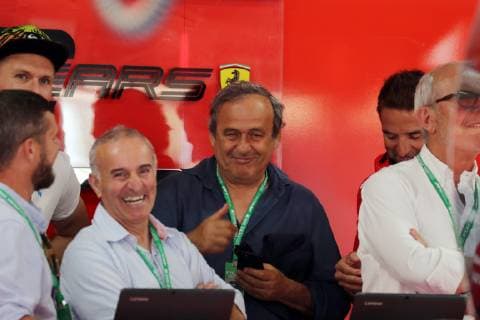 Photo4 LaPresse 22 06 2019 Le Castellet, France Grand Prix Formula One France 2019 In the pic: Michel Platini  Copyright: xPhoto4 LaPressex