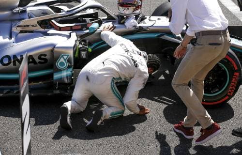 Motorsports: FIA Formula One World Championship, WM, Weltmeisterschaft 2019, Grand Prix of France, 44 Lewis Hamilton (GBR, Mercedes AMG Petronas Motorsport), Le Castellet France