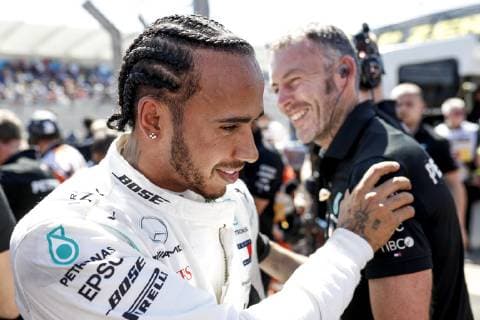 Motorsports: FIA Formula One World Championship, WM, Weltmeisterschaft 2019, Grand Prix of France, 44 Lewis Hamilton (GBR, Mercedes AMG Petronas Motorsport), Le Castellet France
