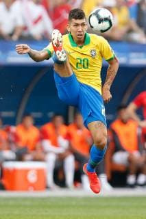 Peru vs. Brazil SÃO PAULO, SP - 22.06.2019: PERU VS. BRAZIL - Roberto Firmino of Brazil during a match between Peru and Brazil, valid for the last round group stage of the Copa América 2019, held this Saturday (22) at the Corinthians Arena in São Paulo, SP. (Photo: Marcelo Machado de Melo Fotoarena) x1751260x  MarceloxMachadoxdexMelo