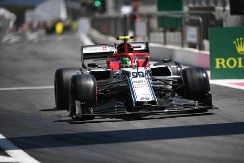 June 22, 2019 - Le Castellet, Provance, France, France - Italian driver Antonio Giovinazzi of Italian team Alfa Romeo Racing driving his single-seater during the 60th edition of the French GP, 8th stage of the Formula 1 World Championship, WM, Weltmeisterschaft in Circuit Paul Ricard, in Le Castelett, France, on June 22, 2019. French GP - Qualifying And press conference, PK, Pressekonferenz - ZUMAn230 20190622_zaa_n230_439 Copyright: xAndreaxDiodatox