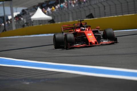 June 22, 2019 - Le Castellet, Provance, France, France - German four time World Champions Sebastian Vettel of Italian team Scuderia Ferrari Mission Winnow driving his single-seater SF90 during the 60th edition of the French GP, 8th stage of the Formula 1 World Championship, WM, Weltmeisterschaft in Circuit Paul Ricard, in Le Castelett, France, on June 22, 2019. French GP - Qualifying And press conference, PK, Pressekonferenz - ZUMAn230 20190622_zaa_n230_474 Copyright: xAndreaxDiodatox