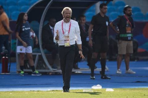 CAIRO, EGYPT - JUNE 22: coach Sebastien Desabre of Uganda reaction during the 2019 Africa Cup of Nations Group A match between DR Congo and Uganda at Cairo International Stadium on June 22, 2019 in Cairo, Egypt. (Sebastian Frej ) SPO, SOC, FOI, SPO, SOC, FOI  Copyright: xSebastianxFrej