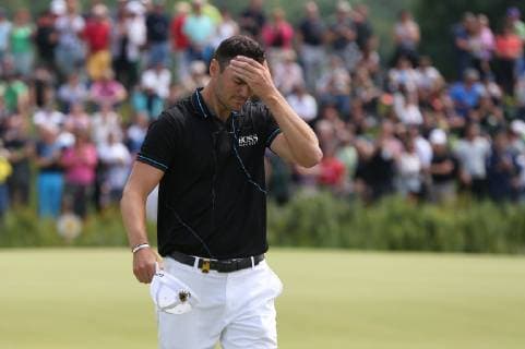 enttaeuschung bei Martin Kaymer (GER) auf dem 18 Green, BMW International Open 2019, Golf, Tag 4, Finale, 23.06.2019 Moosinning Bayern Deutschland