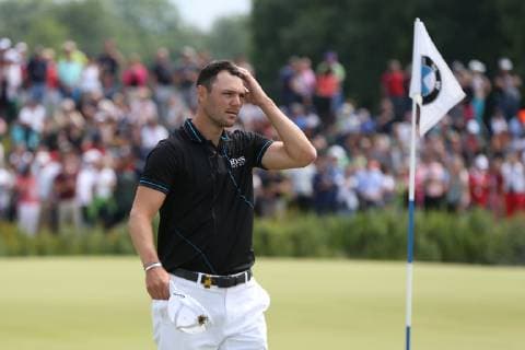 enttaeuschung bei Martin Kaymer (GER) auf dem 18 Green, BMW International Open 2019, Golf, Tag 4, Finale, 23.06.2019 Moosinning Bayern Deutschland