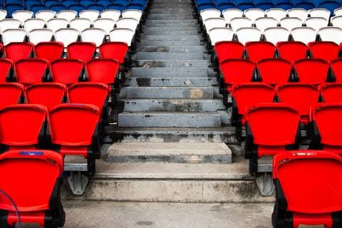 190623 General view of the stands during the stadium familiarisation of Le Parc des Princes after a press conference, PK, Pressekonferenz on June 23, 2019 in Paris. Photo: Simon Hastegard Bildbyran Kod SH 180084 bbeng fotboll football fotball soccer dam women kvinner frankrike france vm vm 2019 verdensmesterskap världsmästerskap fifa women s world cup 2019 world cup sverige sweden presskonferens Copyright: SIMONxHASTEGARD BB190623SH071