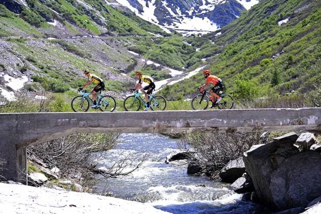 BOUWMAN Koen (NED) of Team Jumbo-Visma, TOLHOEK Antwan (NED) of Team Jumbo-Visma, GESCHKE Simon (GER) of CCC Team during stage 9 of the Tour de Suisse cycling race, a stage of 144 kms between Goms Ulrichen and Goms on June 23, 2019 in Goms, Switzerland, 23 06 2019 CYCLISME : Tour de Suisse - Etape 9 - Entre Goms Ulrichen et Goms - 23 06 2019 PhotoNews Panoramic 