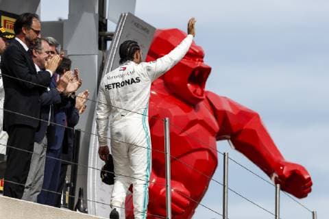 Motorsports: FIA Formula One World Championship, WM, Weltmeisterschaft 2019, Grand Prix of France, 44 Lewis Hamilton (GBR, Mercedes AMG Petronas Motorsport), Le Castellet France