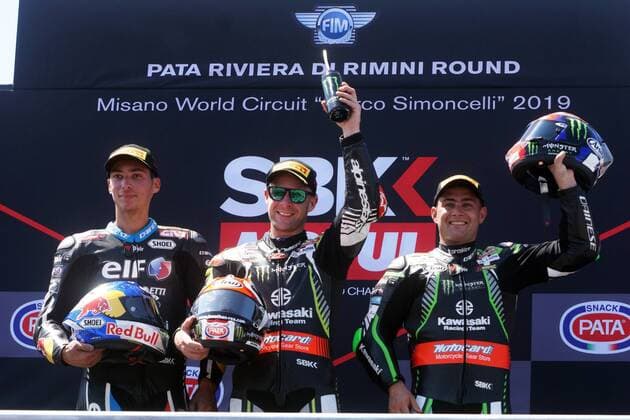 Sport Themen der Woche KW25 Sport Bilder des Tages Photo Alessandro La Rocca LaPresse 2019 23 july, Misano World Circuit Marco Simoncelli Motorcycling - WSBK Race 2 -WorldSBK Pata Riviera di Rimini Round- 2019 in the photo:  Copyright: xAlessandroxLaxRocca LaPresse & xx