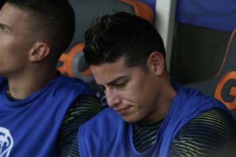 Colombia vs Paraguay SALVADOR, BA - 23.06.2019: COLOMBIA VS PARAGUAY - James Rodriguez, during a match between Colombia and Paraguay, valid for the group stage of the Copa America 2019, held this Sunday (23) at the Arena Fonte Nova in Salvador, Bahia, Brazil. (Photo: Tiago Caldas Fotoarena) x1751601x  TiagoxCaldas