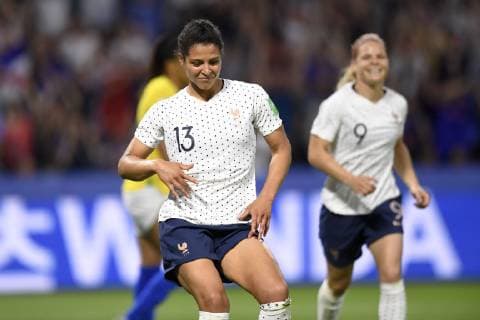 JOIE - 13 VALERIE GAUVIN (FRA) FOOTBALL : France vs Bresil - Fifa Coupe du Monde Feminine 2019 - 23 06 2019 AnthonyBIBARD FEP Panoramic 