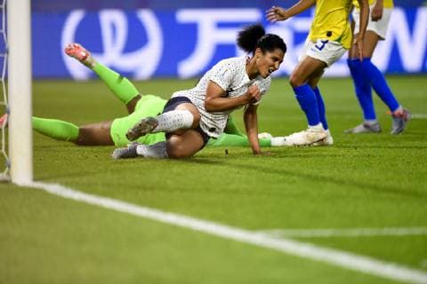 JOIE - 13 VALERIE GAUVIN (FRA) FOOTBALL : France vs Bresil - Fifa Coupe du Monde Feminine 2019 - 23 06 2019 AnthonyBIBARD FEP Panoramic 
