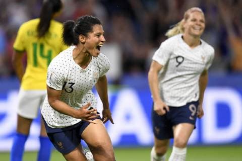 JOIE - 13 VALERIE GAUVIN (FRA) FOOTBALL : France vs Bresil - Fifa Coupe du Monde Feminine 2019 - 23 06 2019 AnthonyBIBARD FEP Panoramic 