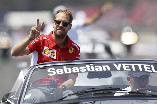 VETTEL Sebastian F1 Team Scuderia Ferrari Fahrerparade am Sonntag Formel 1 GP 2019 Frankreich am 23.06.2019 in Le Castellet