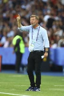 Peter Gerhardsson ( Selectionneur entraineur coach Suede ) FOOTBALL : Suede vs Canada - Huitiemes - Coupe du Monde Feminine - 24 06 2019 GwendolineLeGoff Panoramic 
