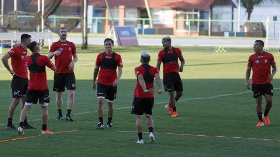 Venezuela s national soccer team players participate in a Copa America 2019 training session, in Rio de Janeiro, Brazil, 24 June 2019. Venezuela s national soccer team training session !ACHTUNG: NUR REDAKTIONELLE NUTZUNG!  Copyright: xFABIOxMOTTAx AME6219 20190624-636970125307286293