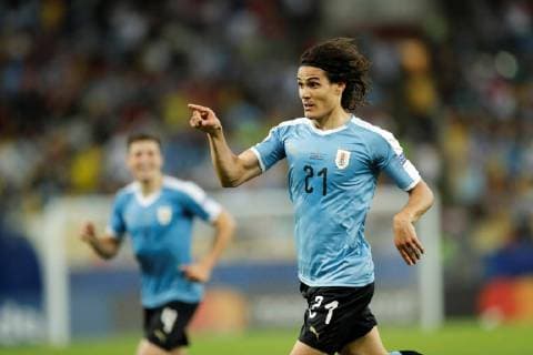 Uruguay s Edinson Cavani jubilates a goal during the Copa America 2019 Group C soccer match between Chile and Uruguay, at the Maracana Stadium in Rio de Janeiro, Brazil, 24 June 2019. Chile vs. Uruguay !ACHTUNG: NUR REDAKTIONELLE NUTZUNG!  Copyright: xAntonioxLacerdax SCA17116 20190625-636970278020323763