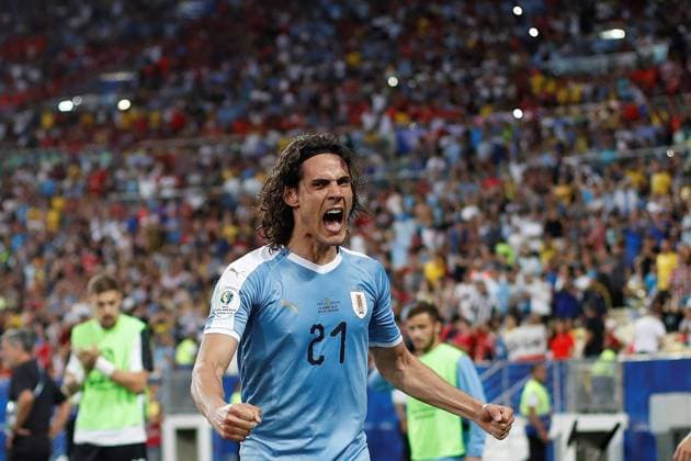 Uruguay s Edinson Cavani jubilates a goal during the Copa America 2019 Group C soccer match between Chile and Uruguay, at the Maracana Stadium in Rio de Janeiro, Brazil, 24 June 2019. Chile vs. Uruguay !ACHTUNG: NUR REDAKTIONELLE NUTZUNG!  Copyright: xAntonioxLacerdax SCA17117 20190625-636970278038008282