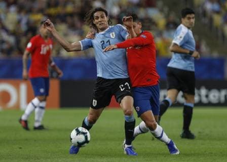 Chile x Uruguay RIO DE JANEIRO, RJ - 24.06.2019: CHILE X URUGUAY - Edinson Cavani during a match between Chile and Uruguay, valid for the group stage of the Copa America 2019, held this Monday (24) at the Maracanã Stadium in Rio de Janeiro, RJ. (Photo: Ricardo Moreira Fotoarena) x1752595x  RicardoxMoreira