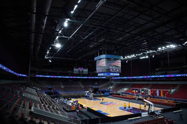 190626 Arena Riga after a training session on June 26, 2019 in Riga. *** 190626 Arena Riga after a training session on June 26, 2019 in Riga,  Copyright: JOHANNAxLUNDBERG BB190626JL050