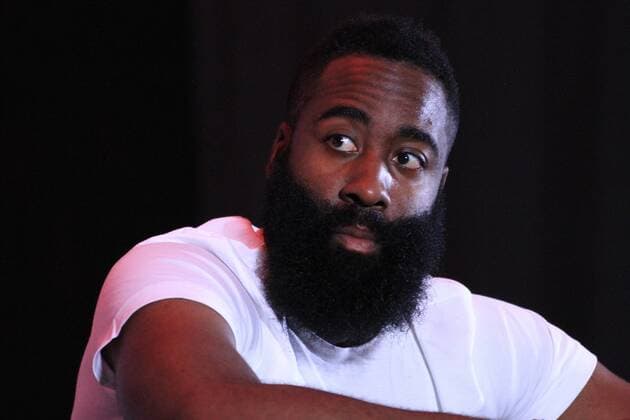 PH: James Harden visits Manila to promote Harden 5 NBA, Basketball Herren, USA Superstar and 2018 MVP James Harden visited Manila to promote his latest shoe, the Adidas Harden 5. He had the opportunity to meet and interact with the media from Manila, as well as thousands of his fans who gathered at the SMX Convention Center, MOA for his Free to Harden Manila event. Pasay City Metro Manila Philippines SMX Convention Center, MOA  DennisxJeromexAcostax xPacificxPress
