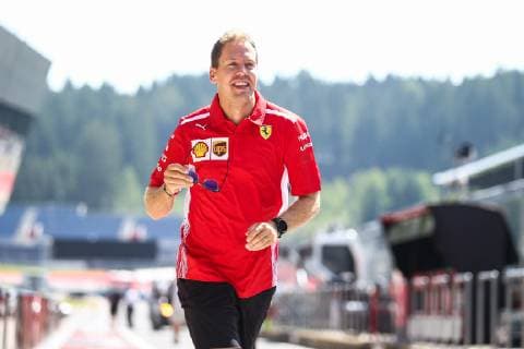 FORMULA 1 - GP of Austria 2019 SPIELBERG,AUSTRIA,27.JUN.19 - MOTORSPORTS, FORMULA 1 - Grand Prix of Austria, Red Bull Ring, preview. Image shows Sebastian Vettel (GER Ferrari). GEPAxpictures xDanielxGoetzhaber