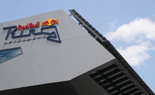 FORMULA 1 - GP of Austria 2019 SPIELBERG,AUSTRIA,27.JUN.19 - MOTORSPORTS, FORMULA 1 - Grand Prix of Austria, Red Bull Ring, preview. Image shows the Red Bull wing. GEPAxpictures xAndreasxPranter