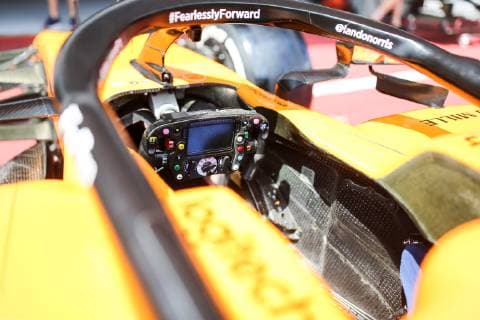 FORMULA 1 - GP of Austria 2019 SPIELBERG,AUSTRIA,27.JUN.19 - MOTORSPORTS, FORMULA 1 - Grand Prix of Austria, Red Bull Ring, preview. Image shows a steering wheel. GEPAxpictures xDanielxGoetzhaber