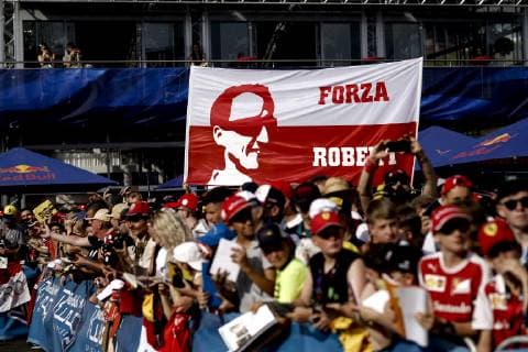 Motorsports: FIA Formula One World Championship, WM, Weltmeisterschaft 2019, Grand Prix of Austria, Fans of 88 Robert Kubica (POL, ROKiT Williams Racing), Spielberg Austria
