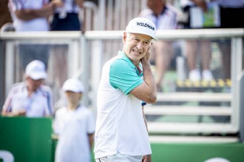 190627 John McEnroe under tennismatchen i Svaneholm Open den 27 juni 2019 i Skurup. *** 190627 John McEnroe during the tennis match in Svaneholm Open on June 27, 2019 in Skurup,  Copyright: ChristianxÖrnberg BB190627CO063