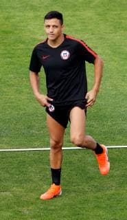 Player of the Chilean national team, Nationalteam Alexis Sanchez participates in training session in Sao Paulo, Brazil, 27 June 2019, a day before facing Colombia for the quarterfinals of the Copa America Brazil 2019. Chile training in the Copa America !ACHTUNG: NUR REDAKTIONELLE NUTZUNG!  Copyright: xPauloxWhitakerx COPAME2036 20190627-636972721133799378