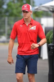 Mick SCHUMACHER (PREMA RACING), Formel 2, geht durchs Fahrerlager, Aktion,Einzelbild,angeschnittenes Einzelmotiv,Halbfigur,halbe Figur. Formel 1:GP von Oesterreich,, Red Bull Ring Zeltweg,Spielberg,Saison 2019,am 27.06.2019
